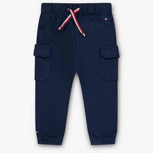 Tommy Hilfiger Bambino Ragazzi Pantaloni Navy