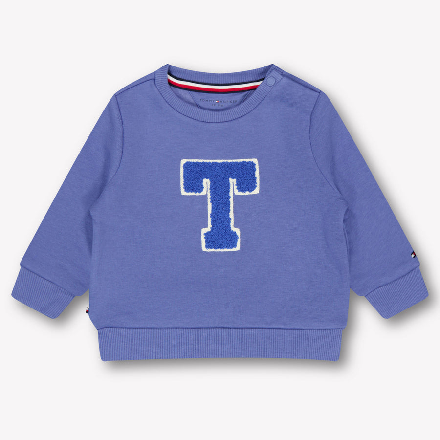 Tommy Hilfiger Baby Jongens Trui In Cobalt Blauw