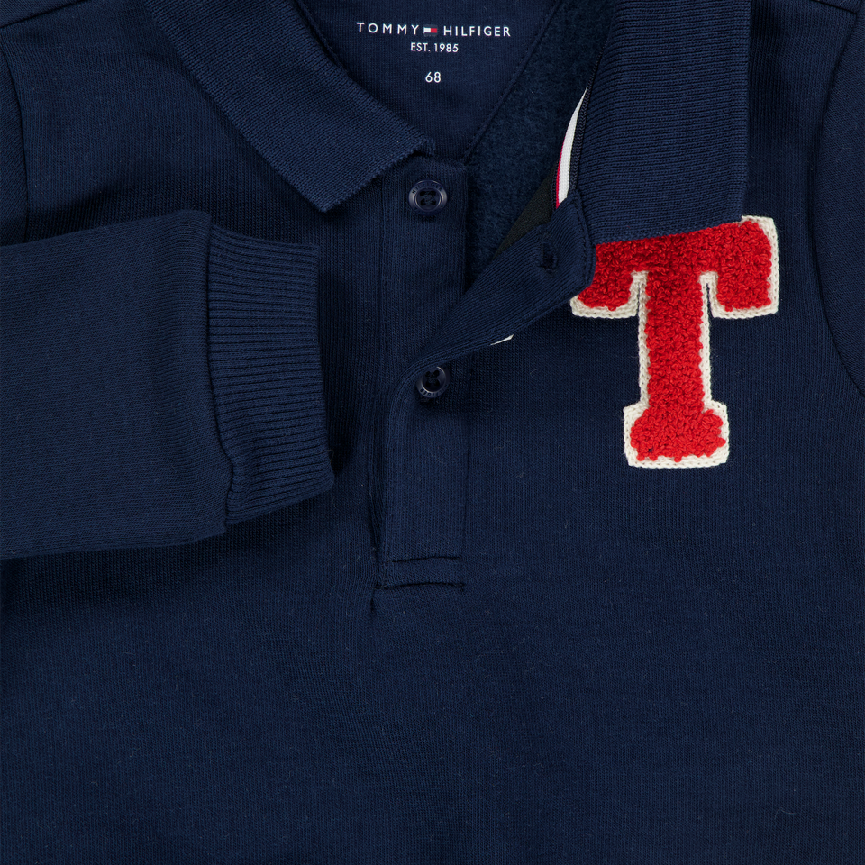 Tommy Hilfiger Baby Jongens Trui In Navy