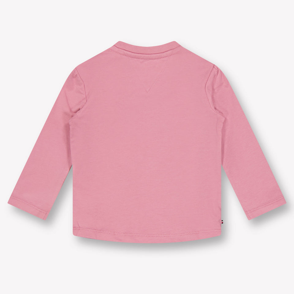 Tommy Hilfiger Bébé Filles T-shirt Rose Foncé