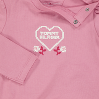 Tommy Hilfiger Bébé Filles T-shirt Rose Foncé