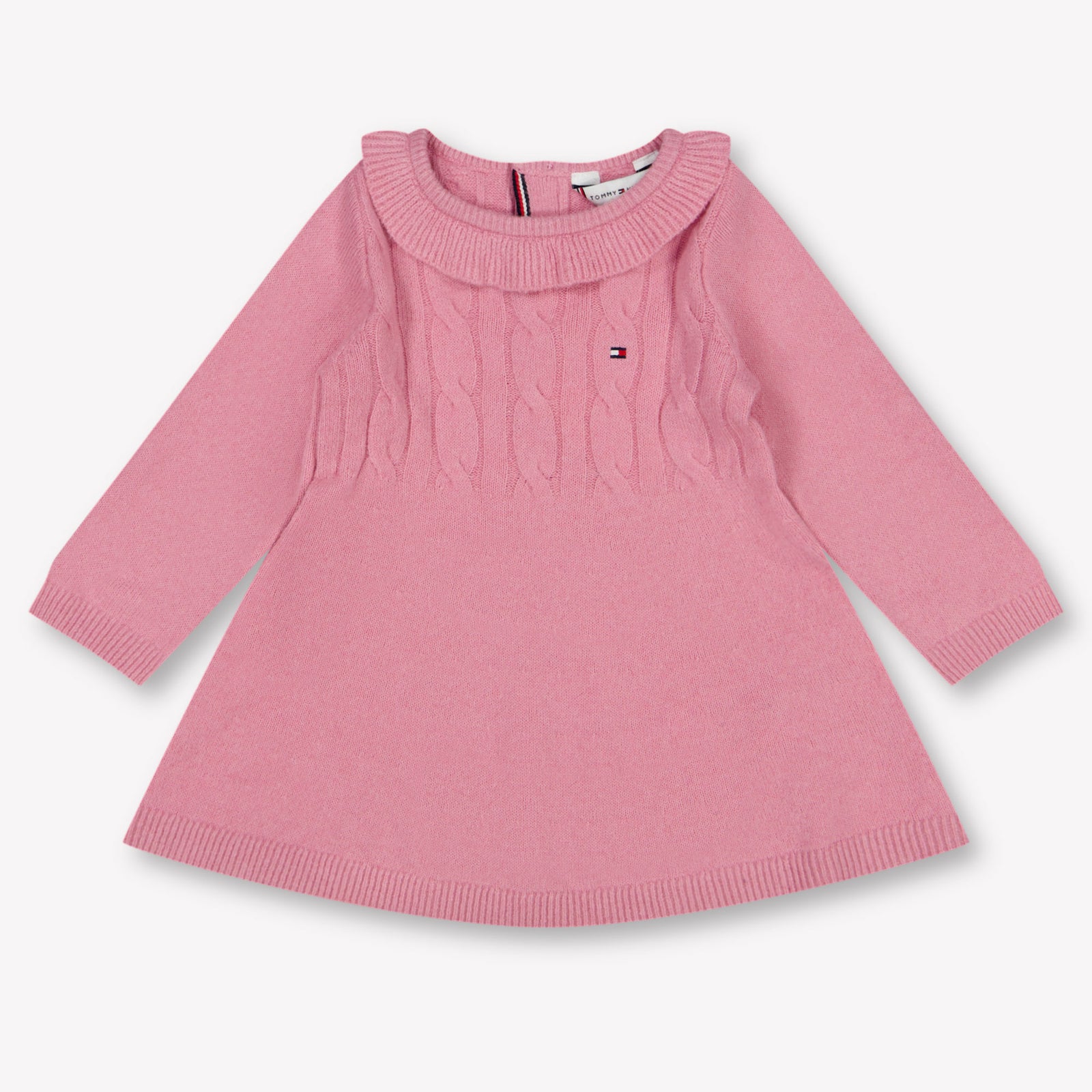 Tommy Hilfiger Bambino Ragazze Vestito Rosa Scuro