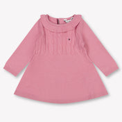Tommy Hilfiger Bambino Ragazze Vestito Rosa Scuro
