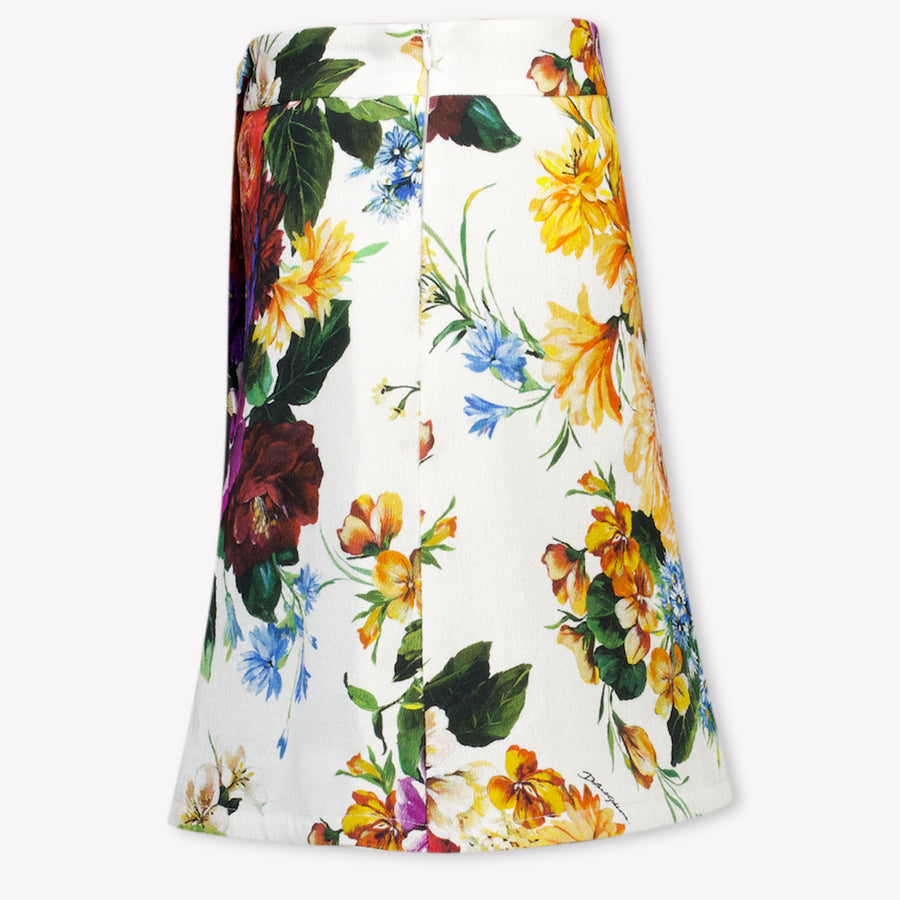 Dolce & Gabbana Kids Girls Skirt White