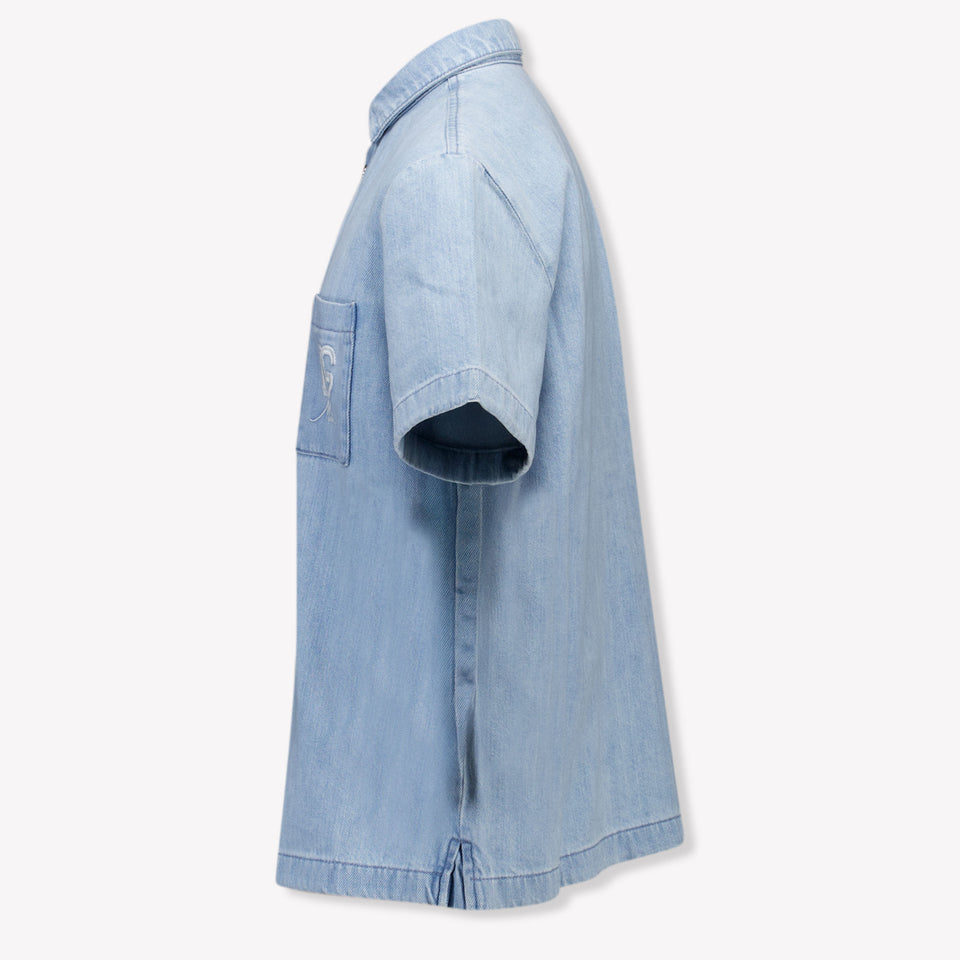 Dolce & Gabbana Ragazzo Ragazzi Camicetta dentro Azzurro