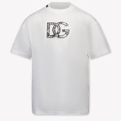 Dolce & Gabbana Niño Chicos Camiseta en Blanco