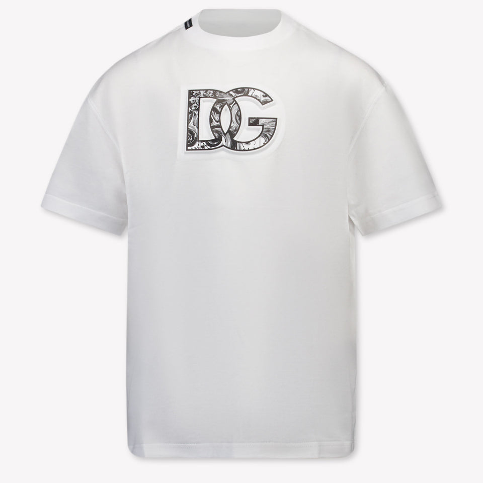 Dolce & Gabbana Niño Chicos Camiseta en Blanco