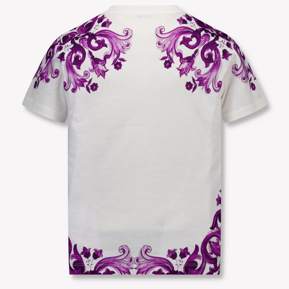 Dolce & Gabbana Niño Chicas Camiseta en Blanco