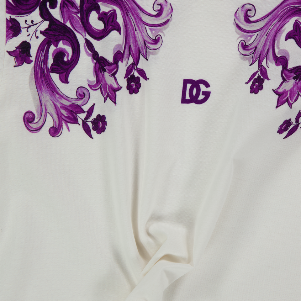 Dolce & Gabbana Niño Chicas Camiseta en Blanco