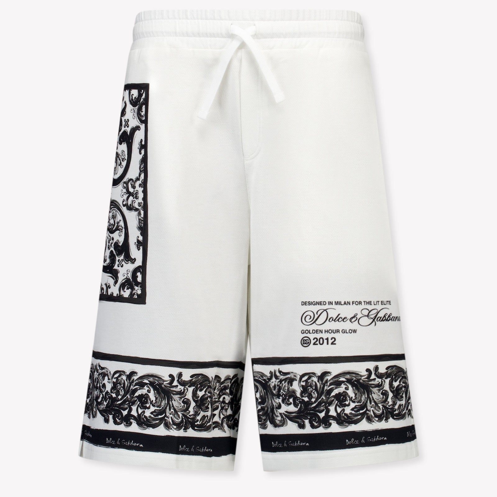Dolce & Gabbana Kinder Jongens Shorts In Wit