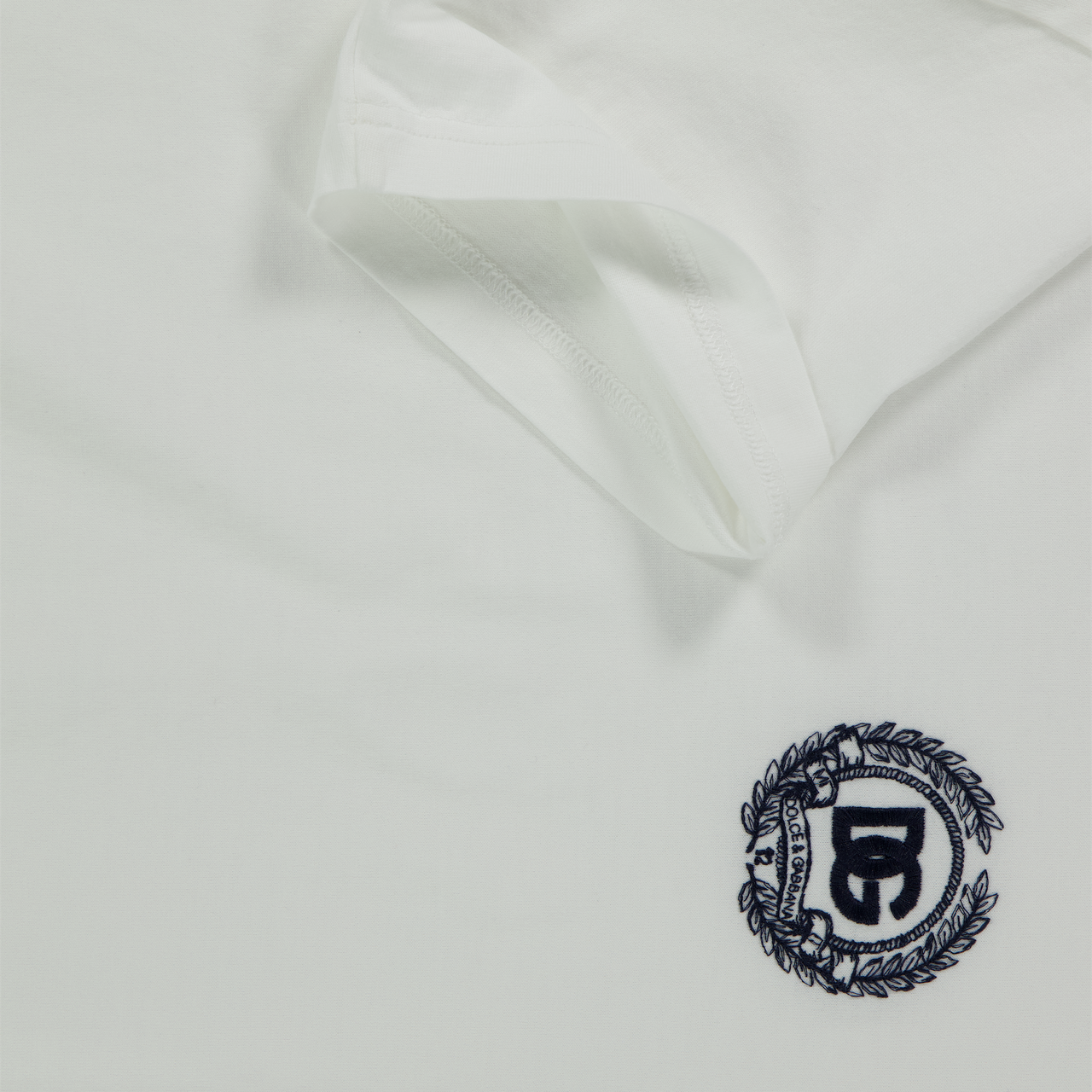 Dolce & Gabbana Kinder Jongens T-Shirt In Wit