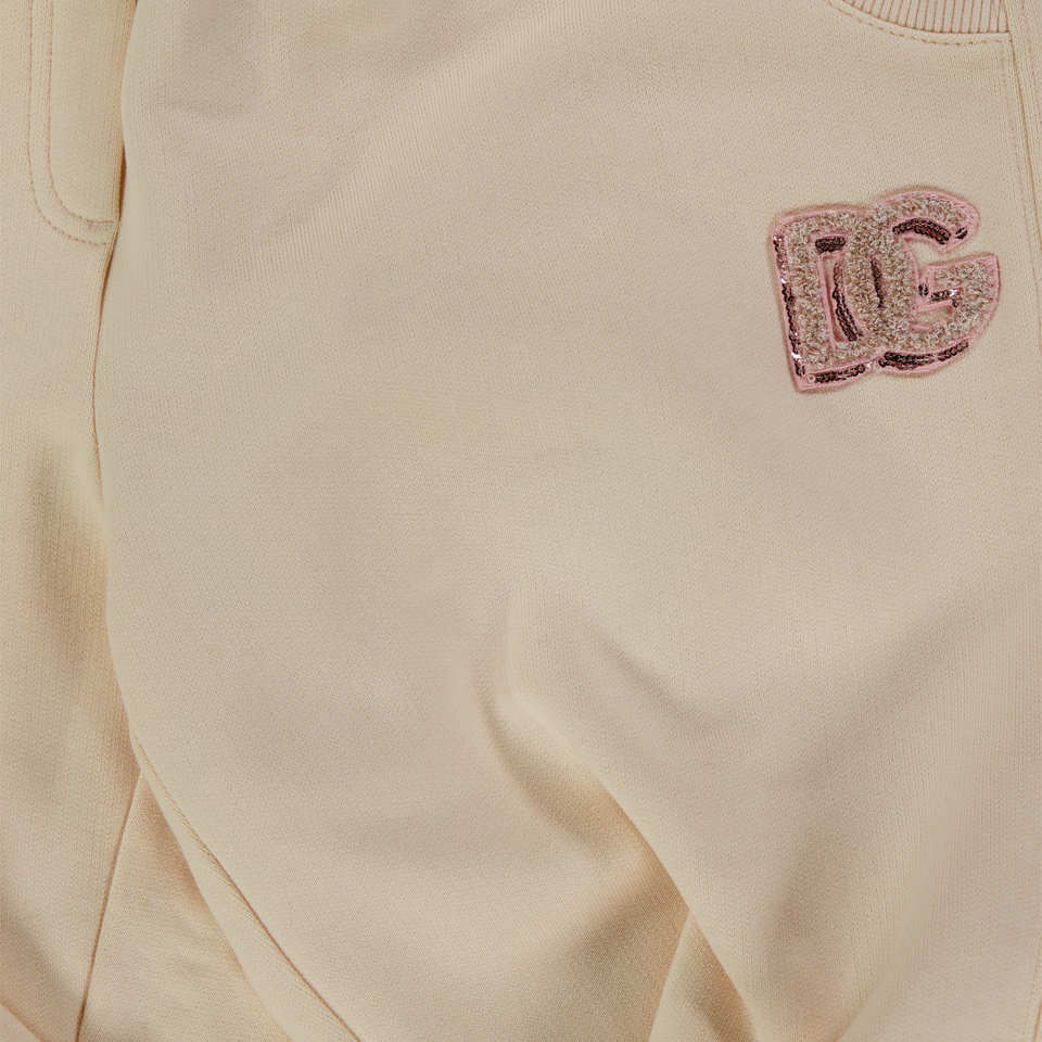 Dolce & Gabbana Enfant Filles Pantalon Rose Léger