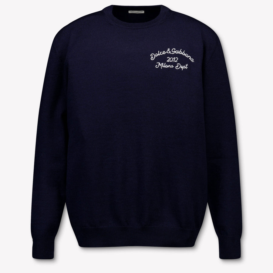 Dolce & Gabbana Enfant Garçons Pull Navy