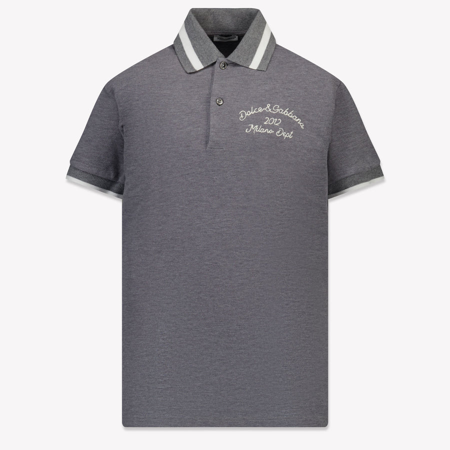 Dolce & Gabbana Enfant Garçons Polo Gris