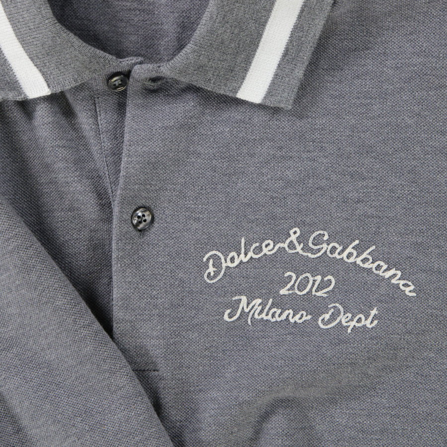 Dolce & Gabbana Enfant Garçons Polo Gris