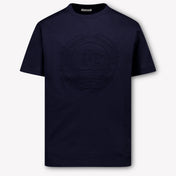 Dolce & Gabbana Kinder Jongens T-Shirt In Navy