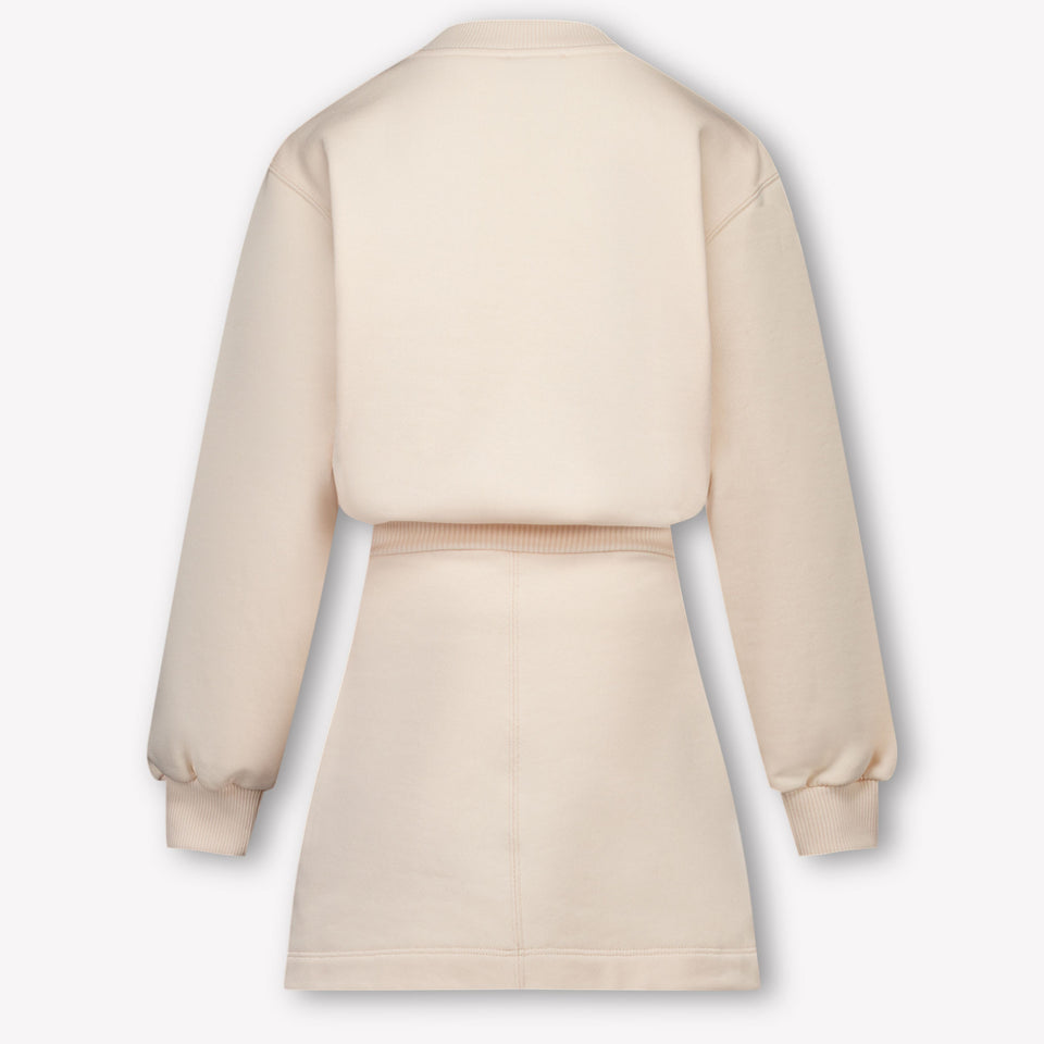 Dolce & Gabbana Kinder Meisjes Jurk In Licht Roze