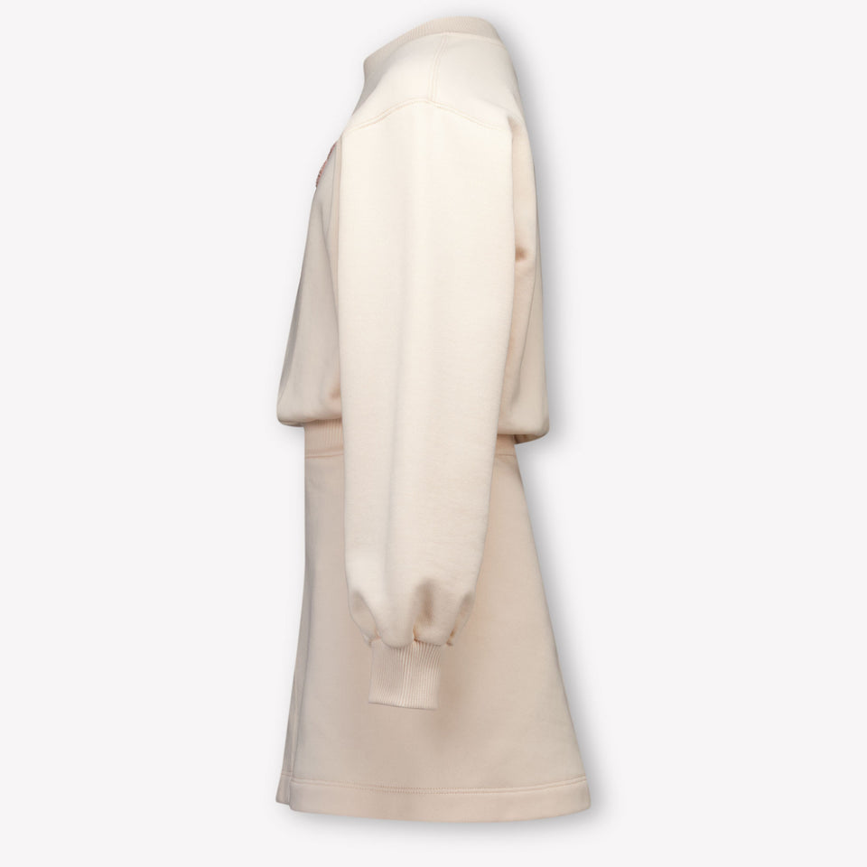 Dolce & Gabbana Kinder Meisjes Jurk In Licht Roze