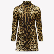 Dolce & Gabbana Kinder Meisjes Jurk In Bruin