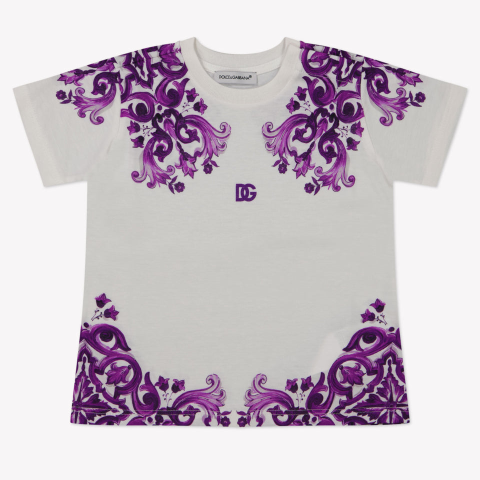 Dolce & Gabbana Bébé Filles T-shirt Blanc