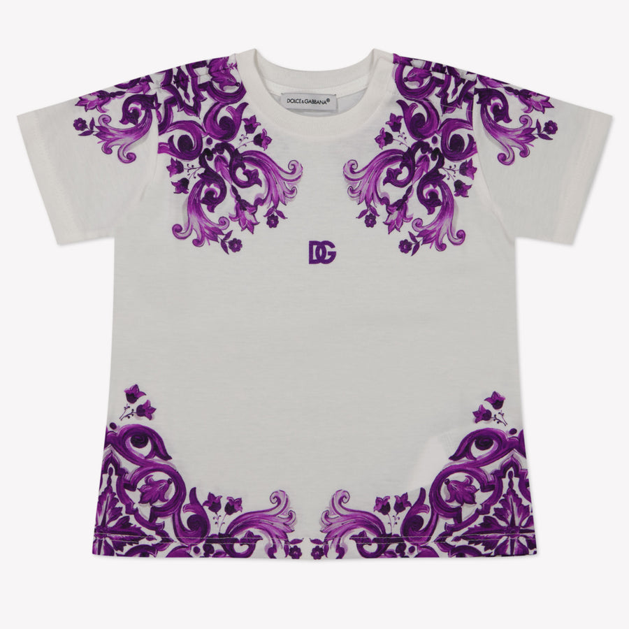 Dolce & Gabbana Bébé Filles T-shirt Blanc