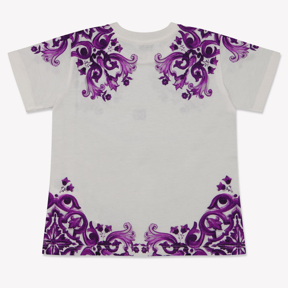 Dolce & Gabbana Bébé Filles T-shirt Blanc