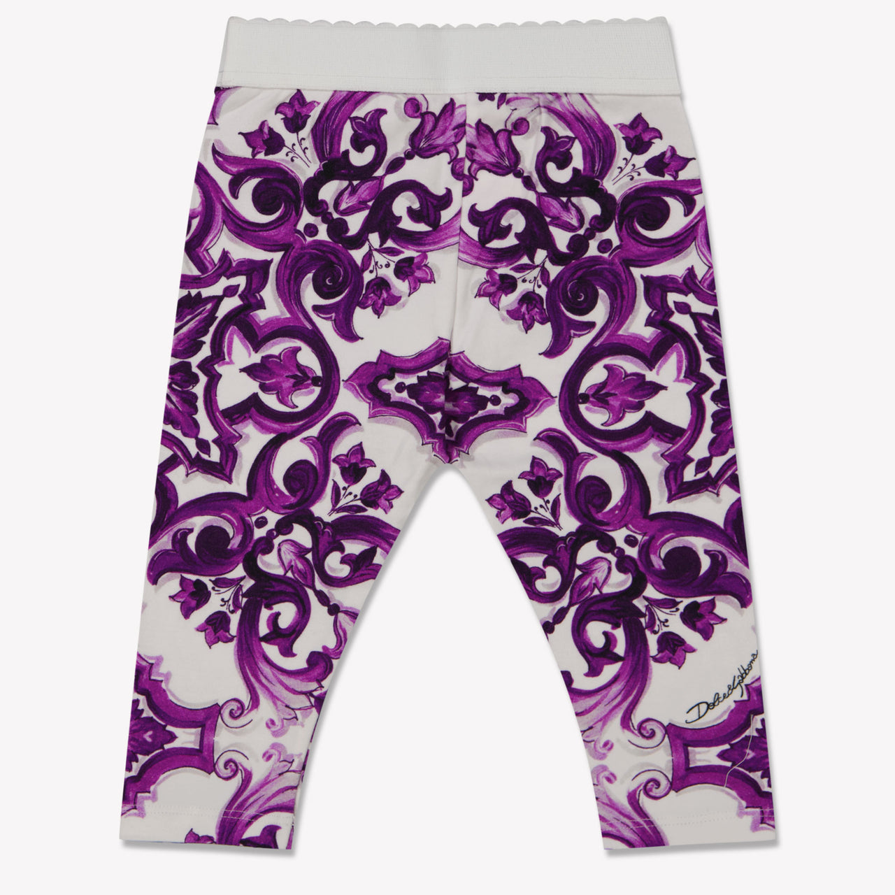 Dolce & Gabbana Bébé Filles Leggings Blanc