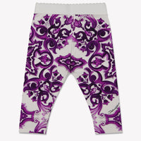 Dolce & Gabbana Bébé Filles Leggings Blanc