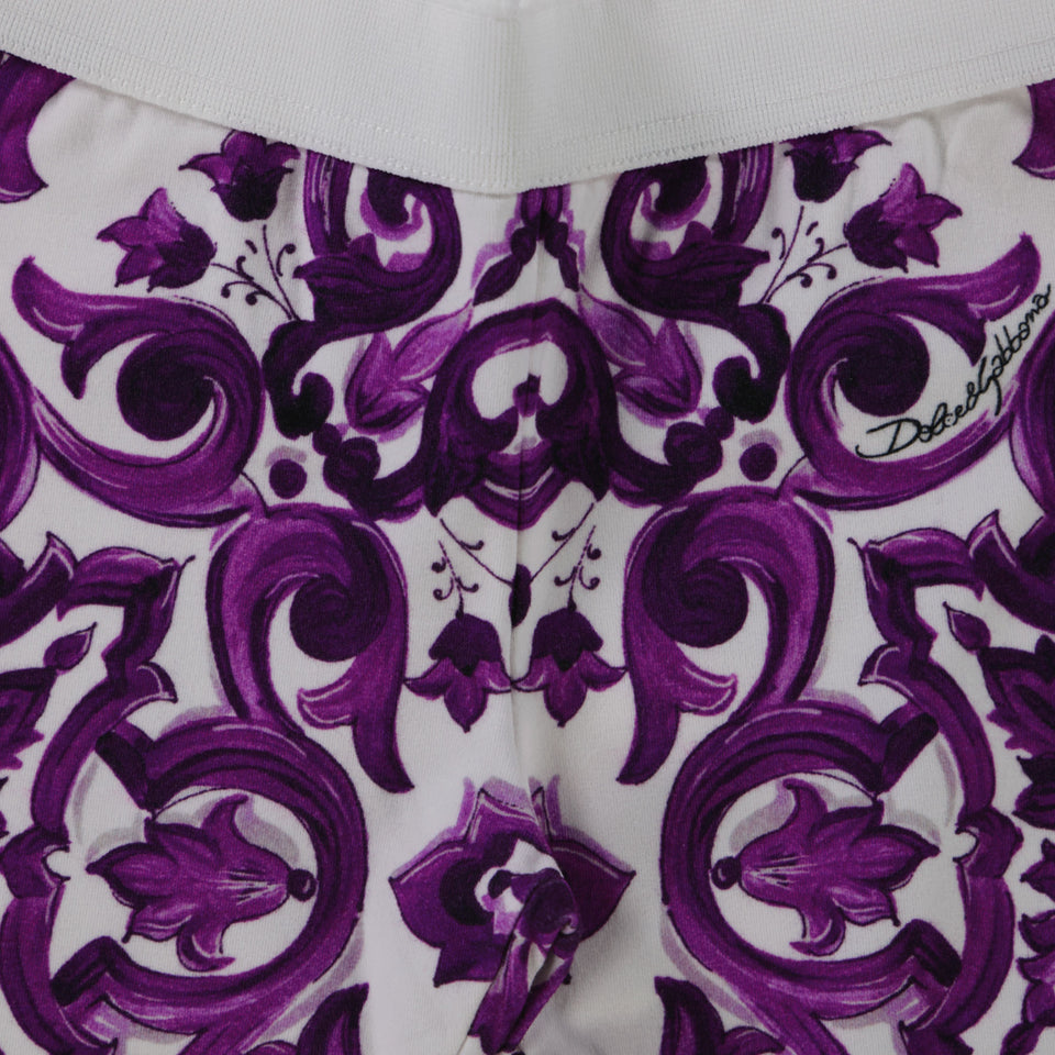 Dolce & Gabbana Baby Girls Legggs  White