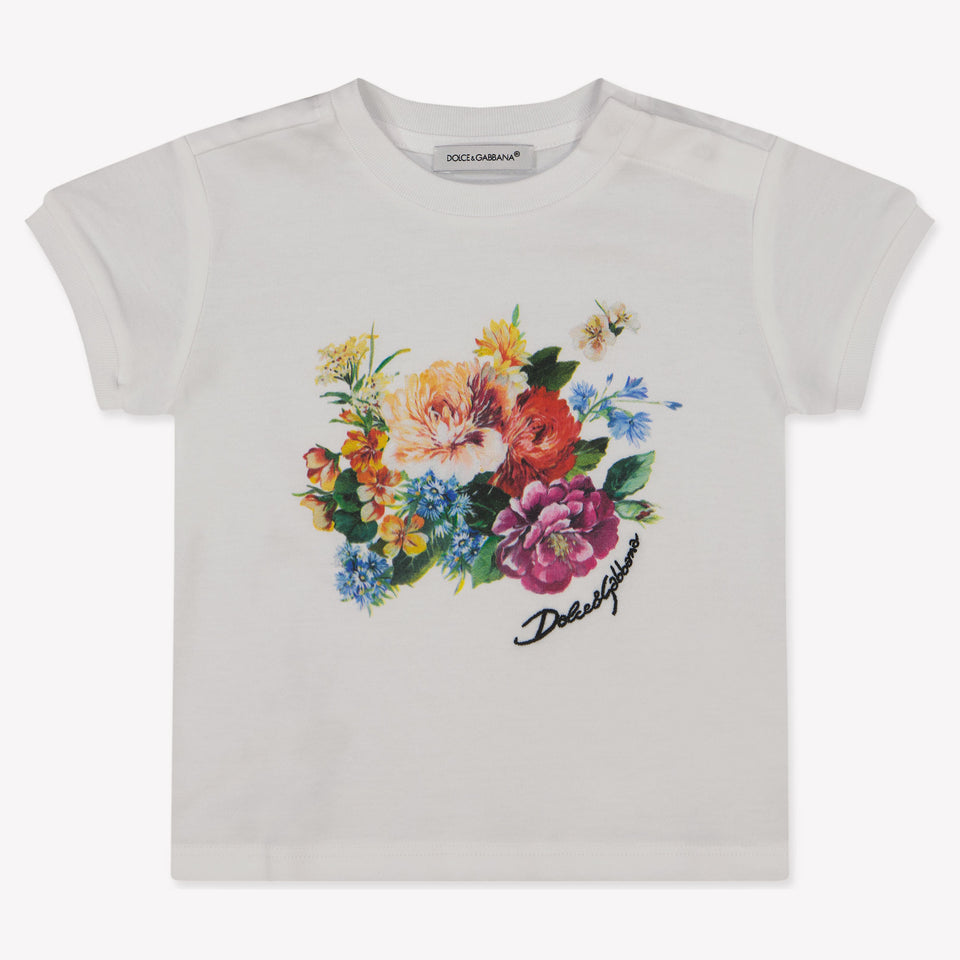 Dolce & Gabbana Bébé Filles T-shirt Blanc
