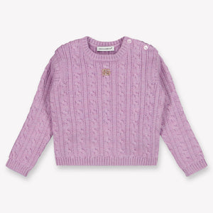 Dolce & Gabbana Bébé Filles Pull Lilas