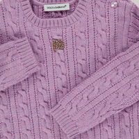 Dolce & Gabbana Bébé Filles Pull Lilas