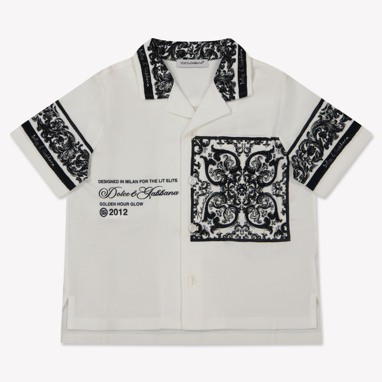Dolce & Gabbana Baby Jungen Polo Weiß