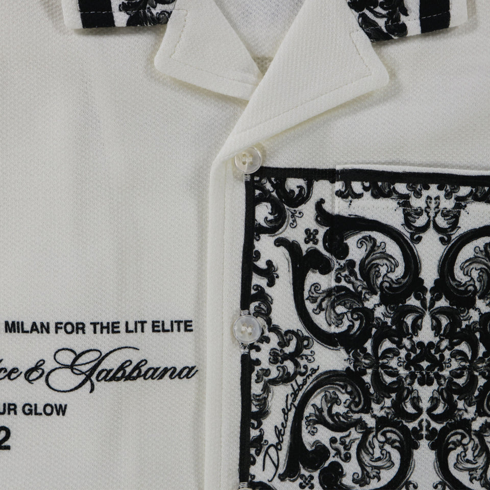 Dolce & Gabbana Bébé Garçons Polo Blanc
