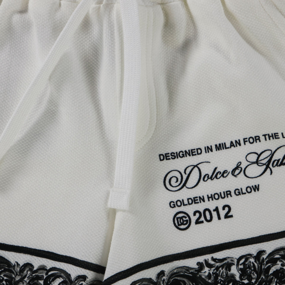 Dolce & Gabbana Baby Boys Shorts  White