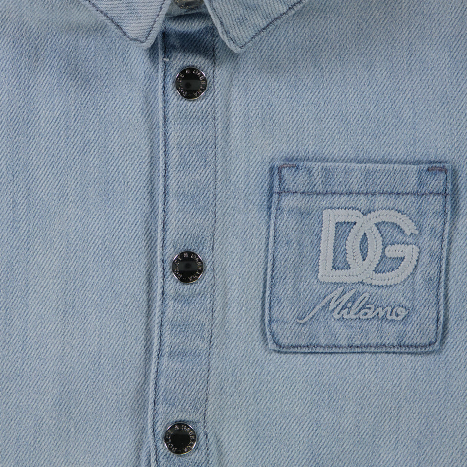 Dolce & Gabbana Bébé Garçons Chemisier Bleu Clair