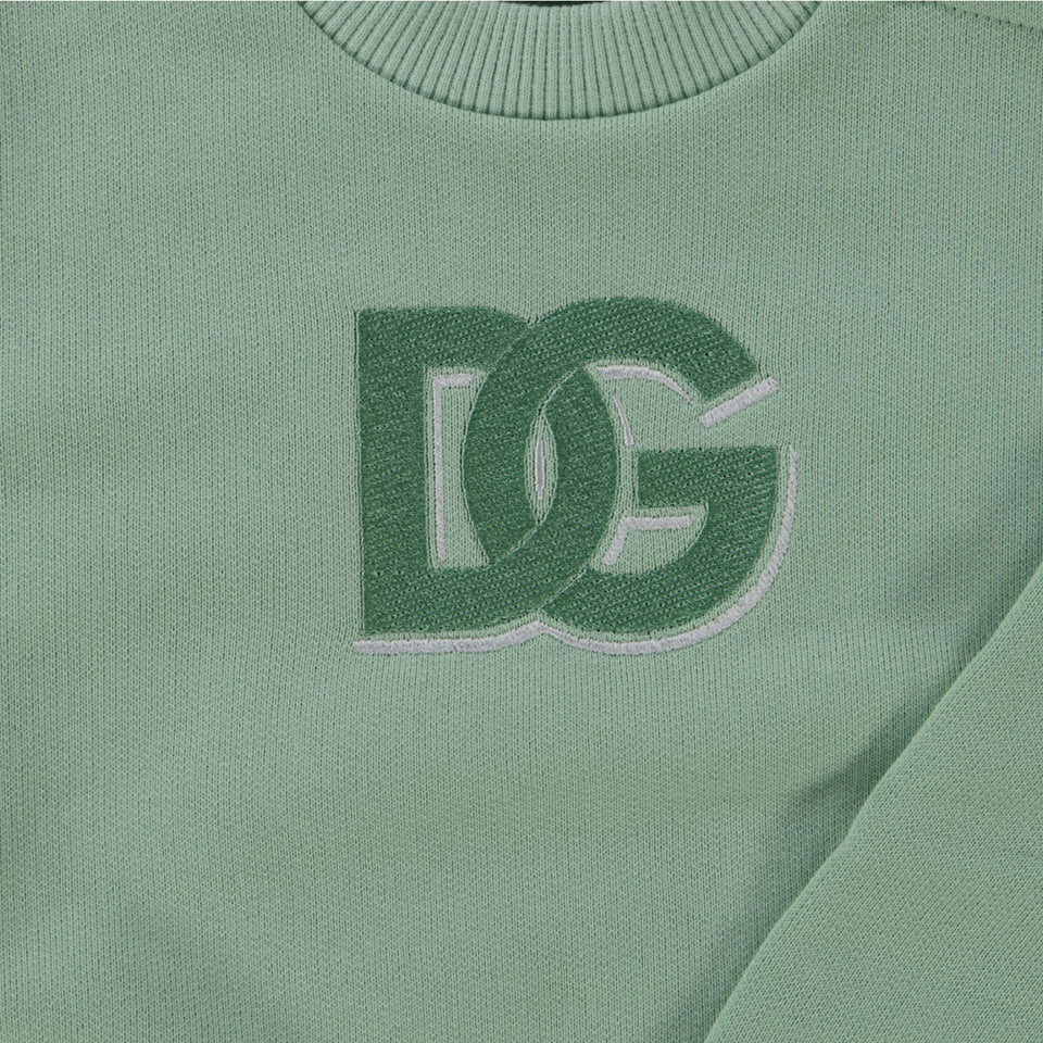 Dolce & Gabbana Bambino Ragazzi Maglione in Menta
