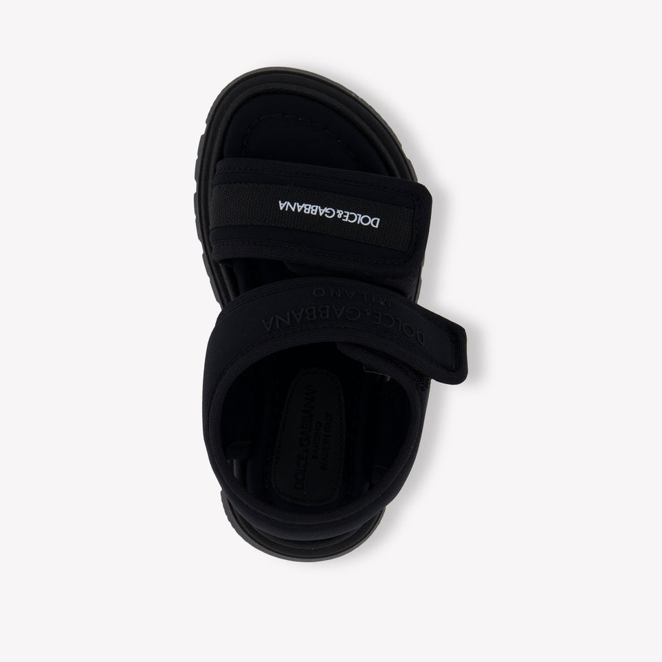Dolce & Gabbana Jongens Sandalen In Zwart