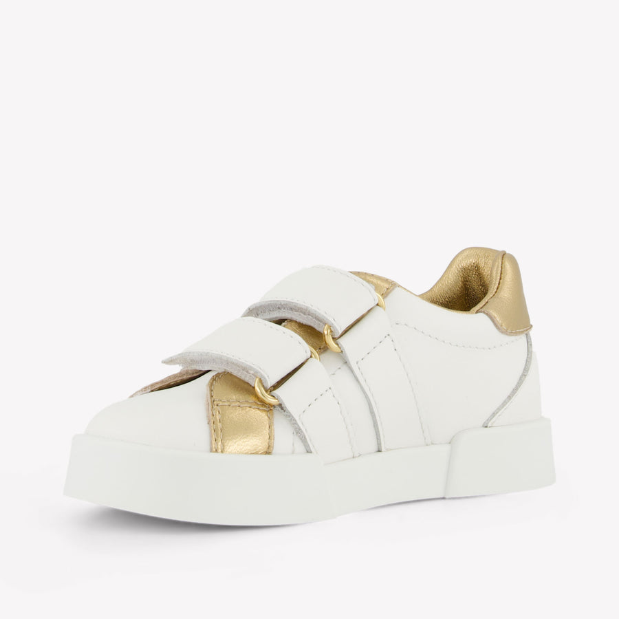 Dolce & Gabbana Filles Baskets Blanc