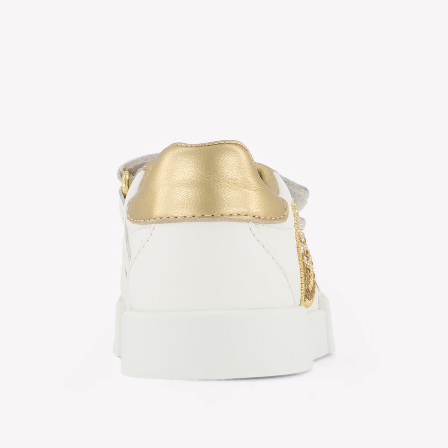 Dolce & Gabbana Filles Baskets Blanc