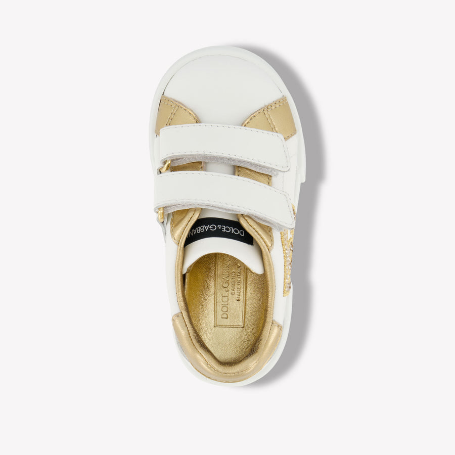 Dolce & Gabbana Filles Baskets Blanc
