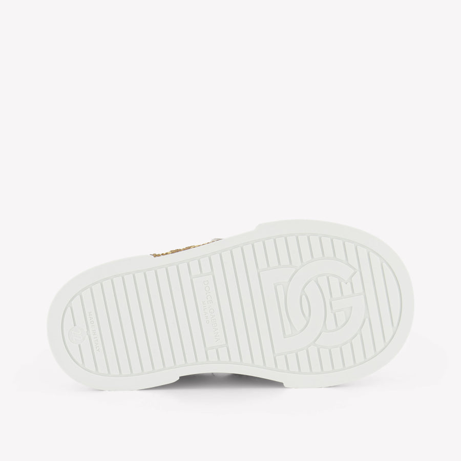 Dolce & Gabbana Filles Baskets Blanc