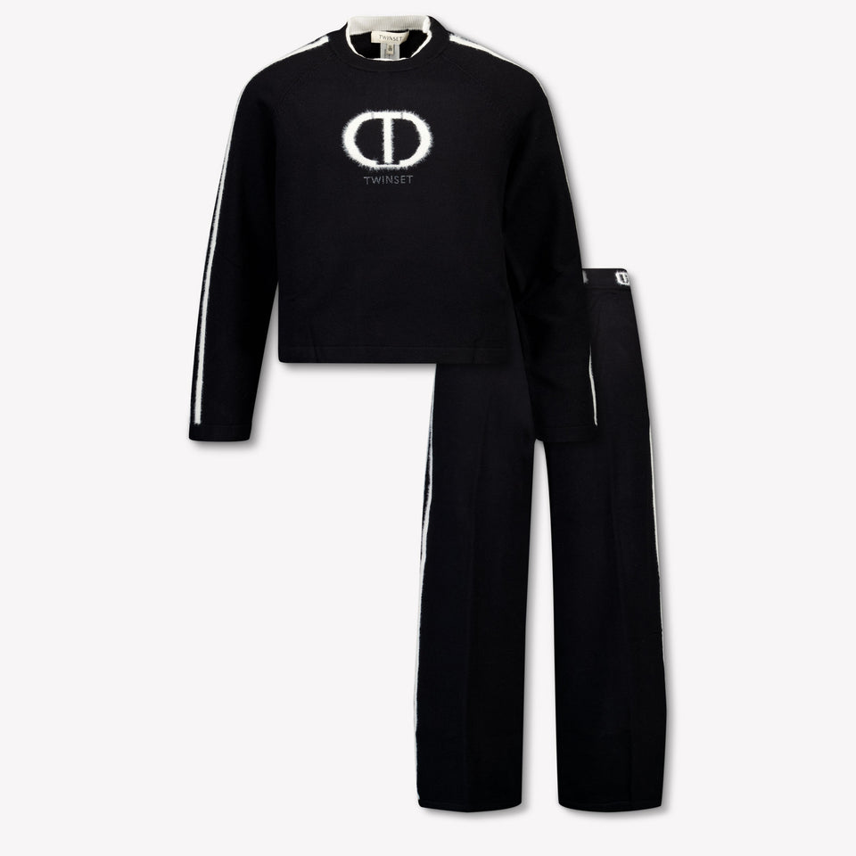 Enfants en jumeaux Filles Se présenter Noir