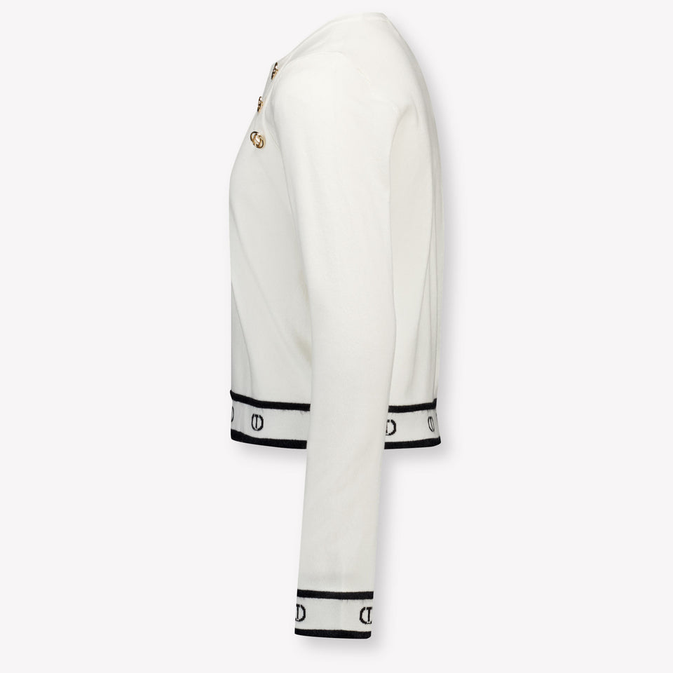 Twinset Kinder Meisjes Trui In Off White