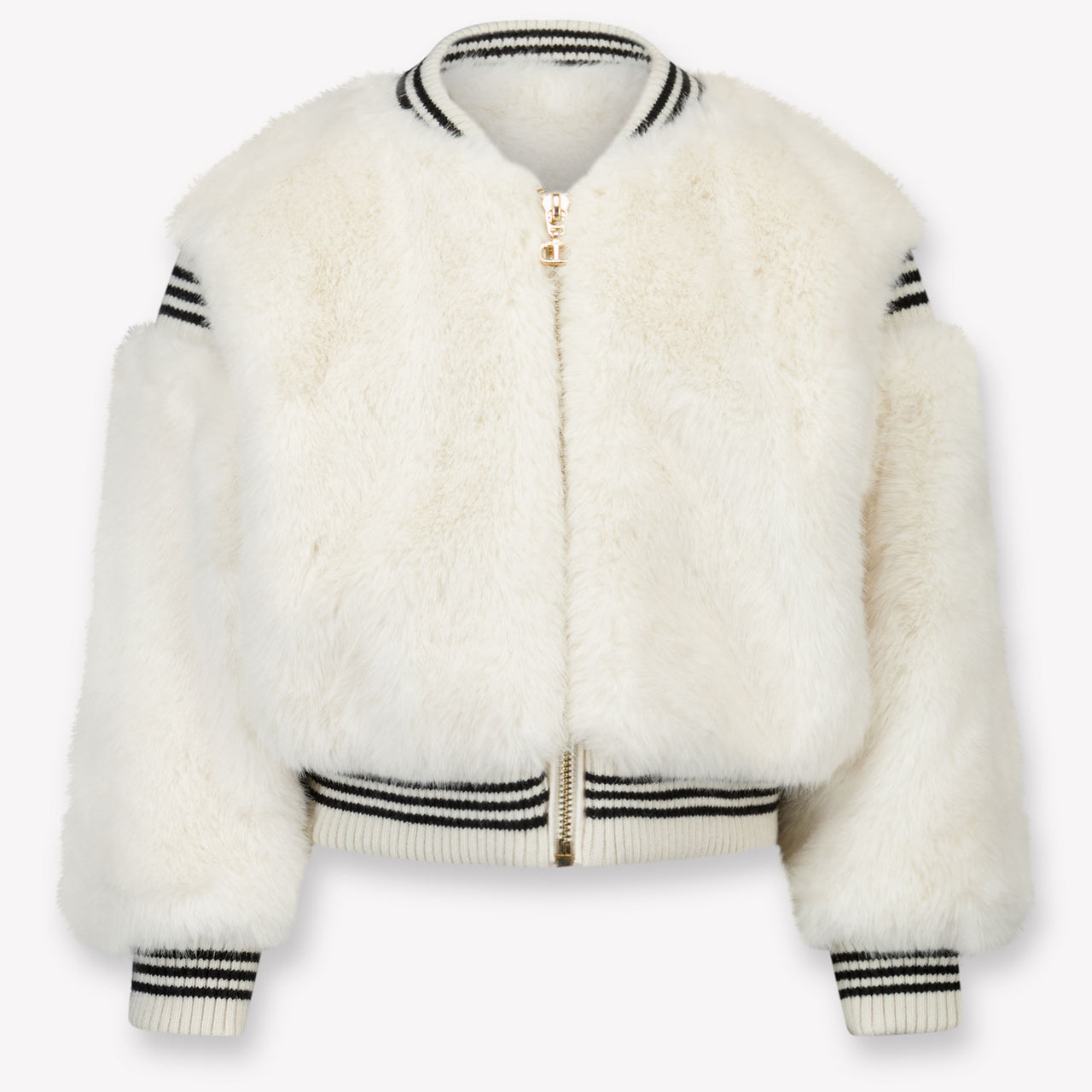 Niños de Twinset Chicas Chaquetas de piel falsa en Blanco Roto