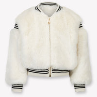 Niños de Twinset Chicas Chaquetas de piel falsa en Blanco Roto