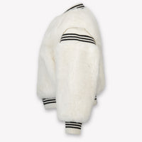 Niños de Twinset Chicas Chaquetas de piel falsa en Blanco Roto