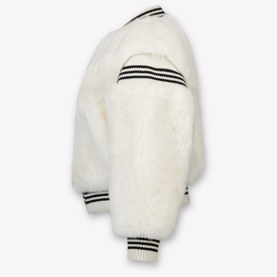 Niños de Twinset Chicas Chaquetas de piel falsa en Blanco Roto