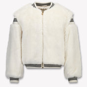 Twinset Kinder Meisjes Faux Fur Jassen In Off White