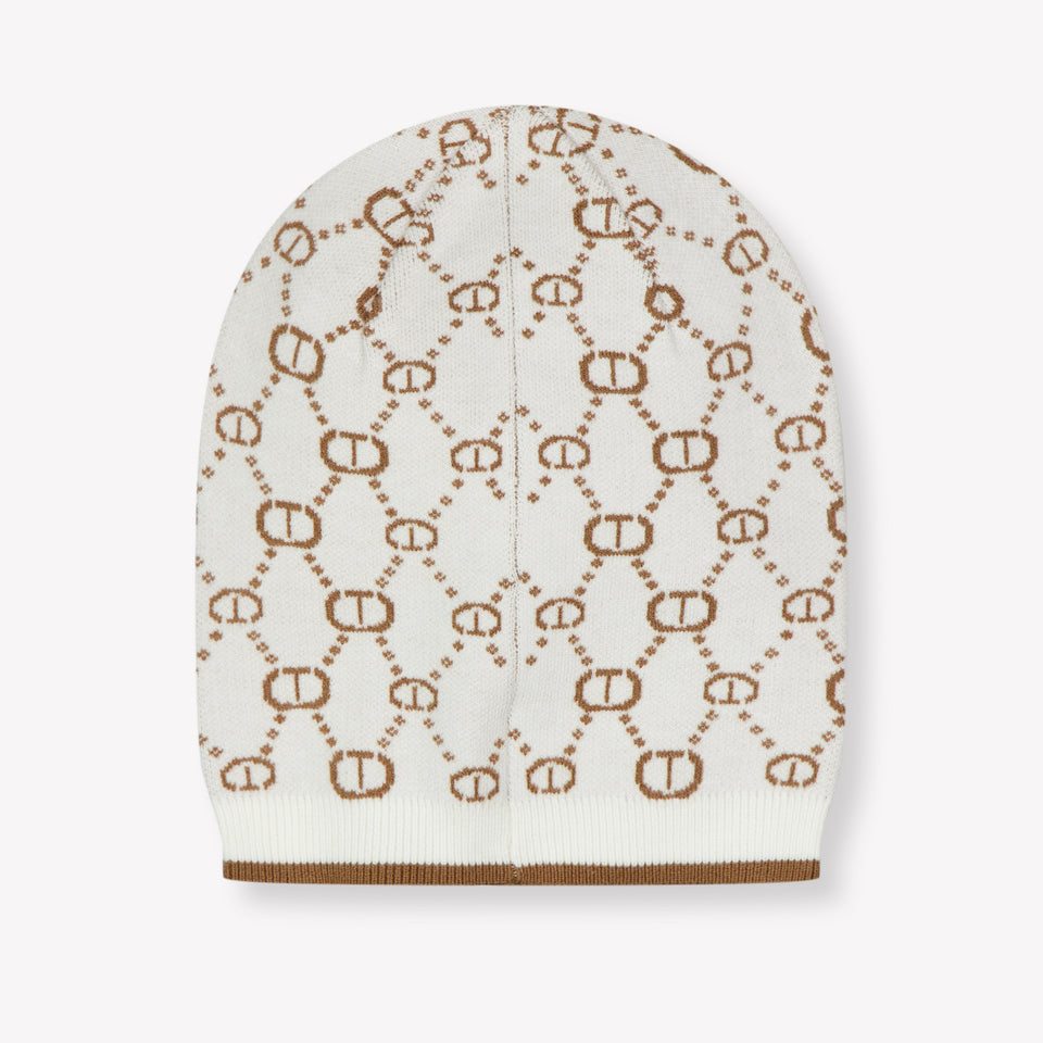 Bambini gemelli Ragazze Cappello in Beige